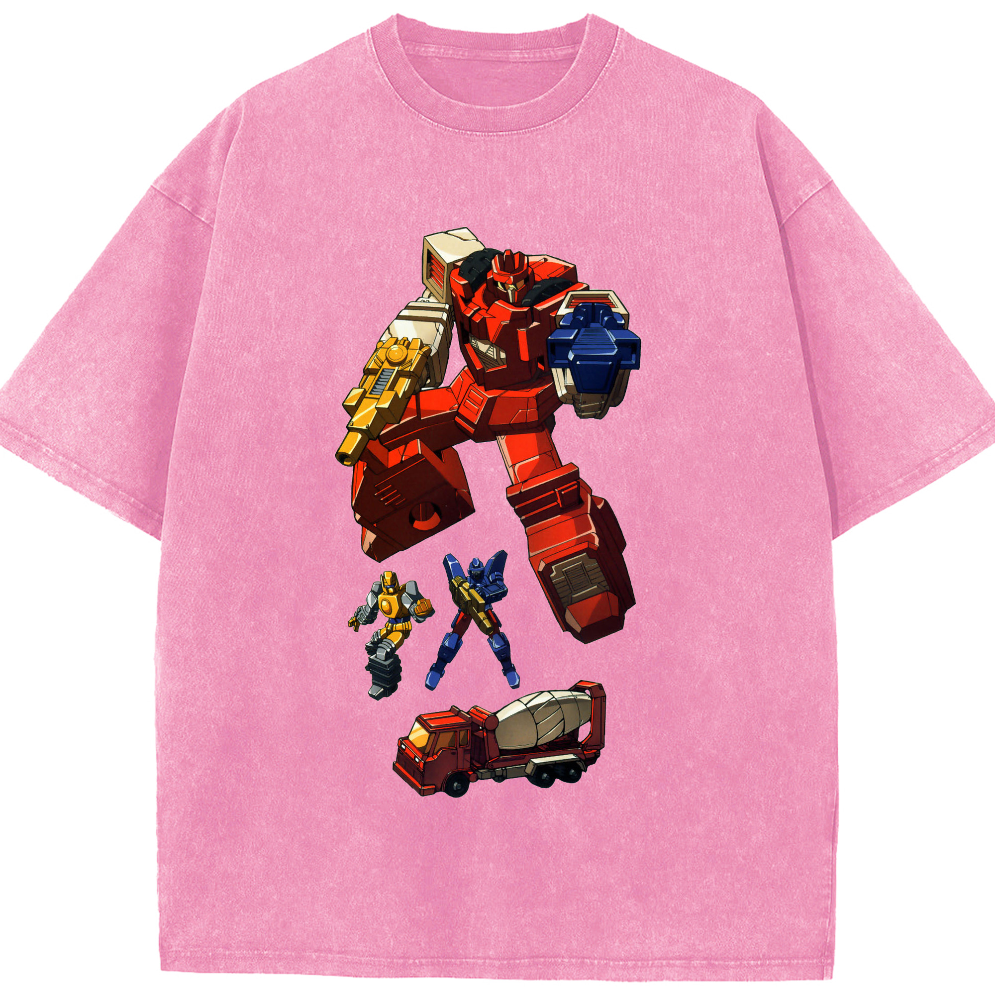 （画像用）  綿100% ヴィンテージ風 半袖Tシャツ（フロントプリント）